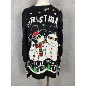 Ugly Christmas Women's Snowman Sweater Size Medium Multicolor NWOT's